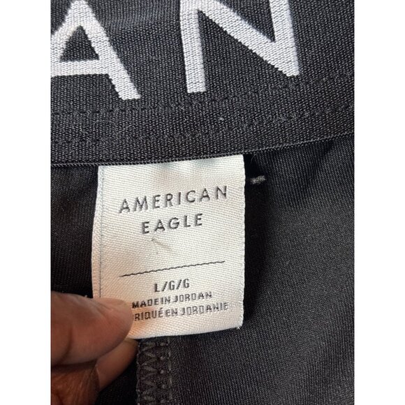 American Eagle Mens Gray Jogger Pants With Zippered Pockets large - Picture 7 of 10